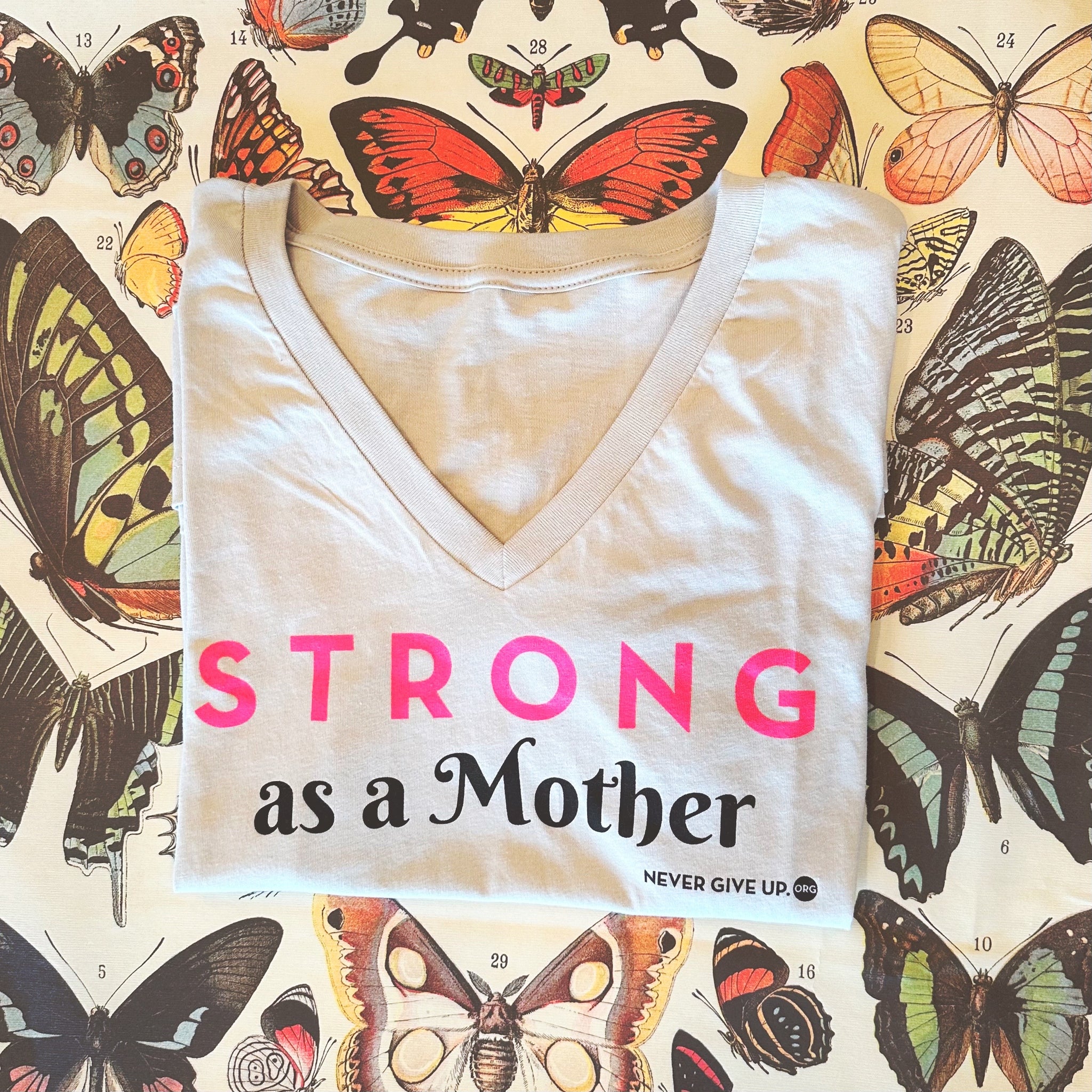 STRONG AS A MOTHER VNECK