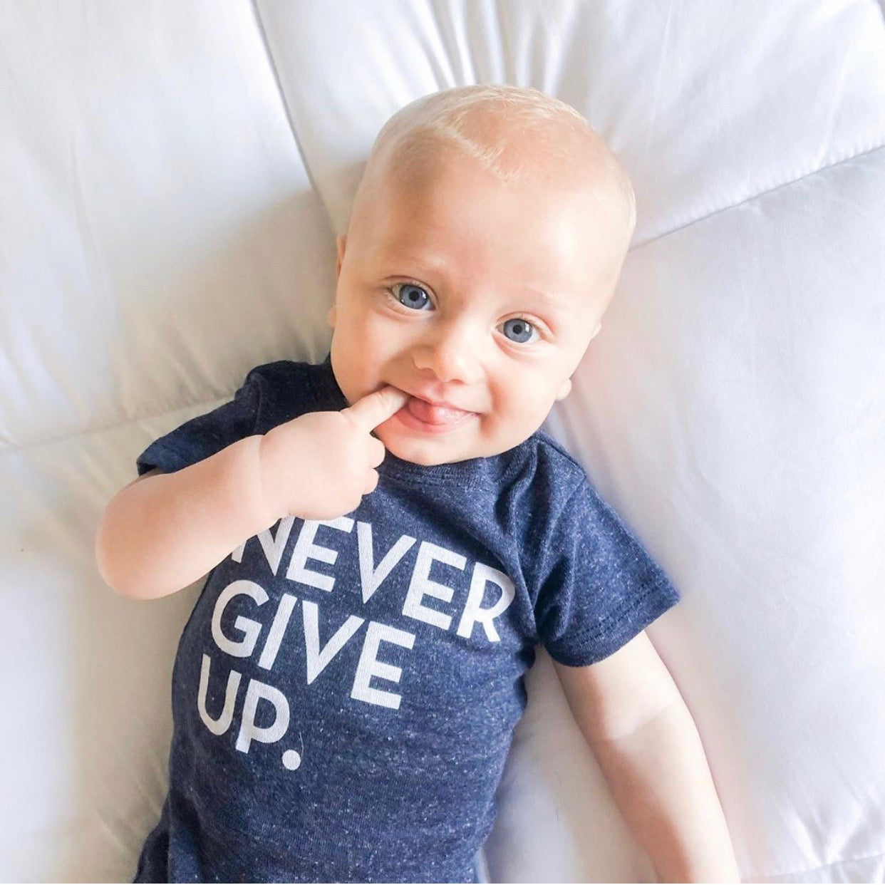 NAVY SIGNATURE ONESIE